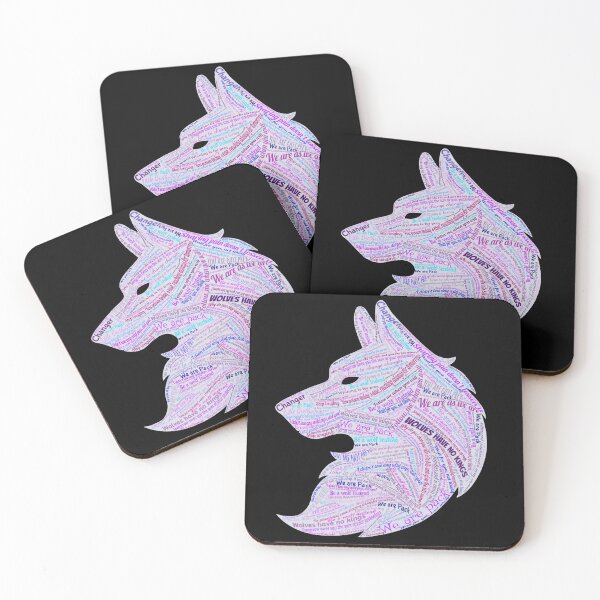 The Wisdom of Nighteyes Coasters (Set of 4)