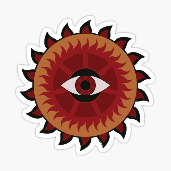 Burning Vision (Retina Version) Sticker