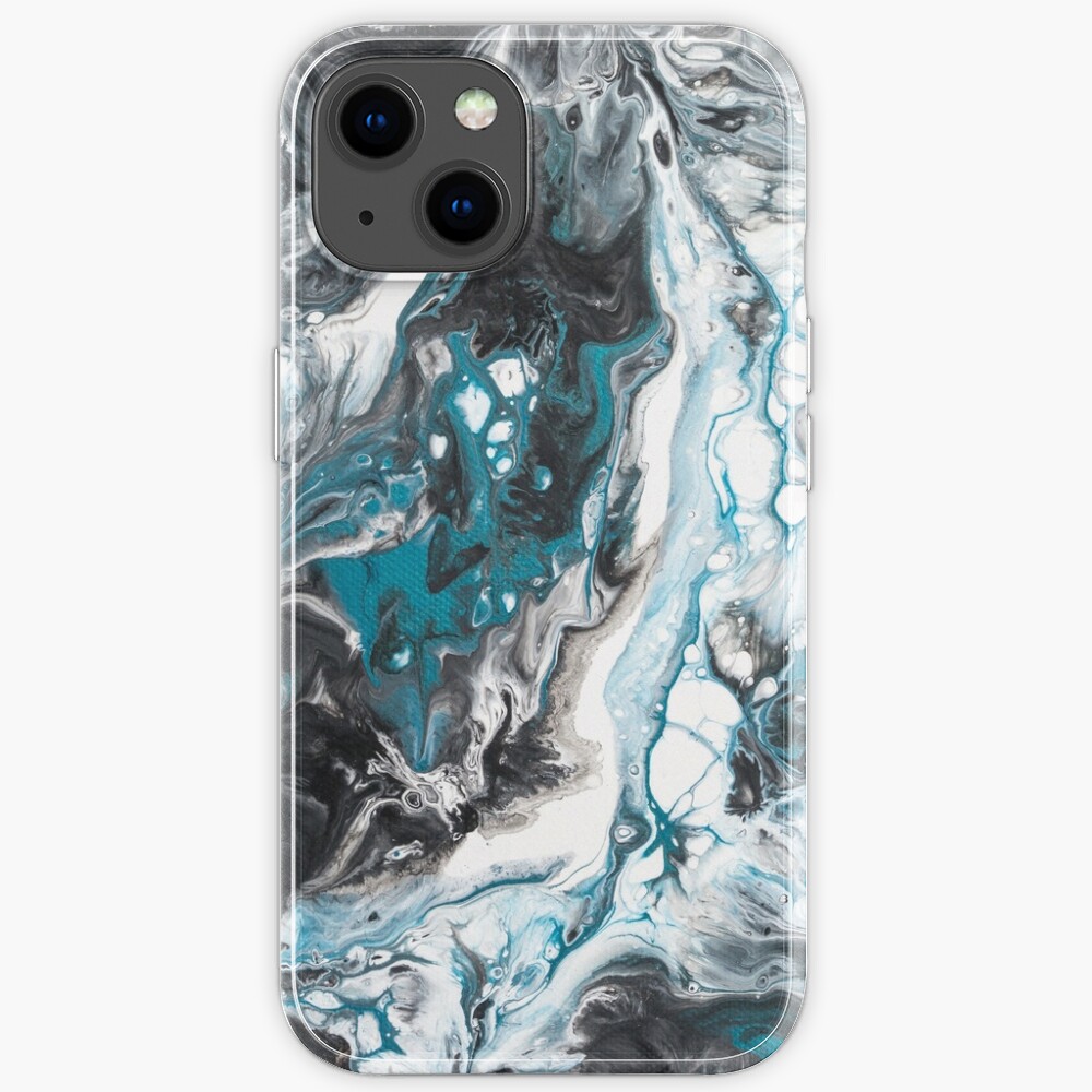 Fluid painting Color call I iPhone Case