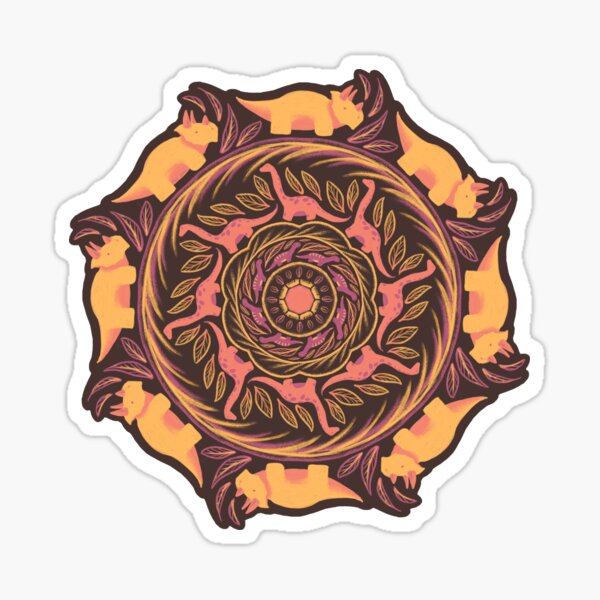Item preview, Dino-mandala 7 designed and sold by Biskotz.