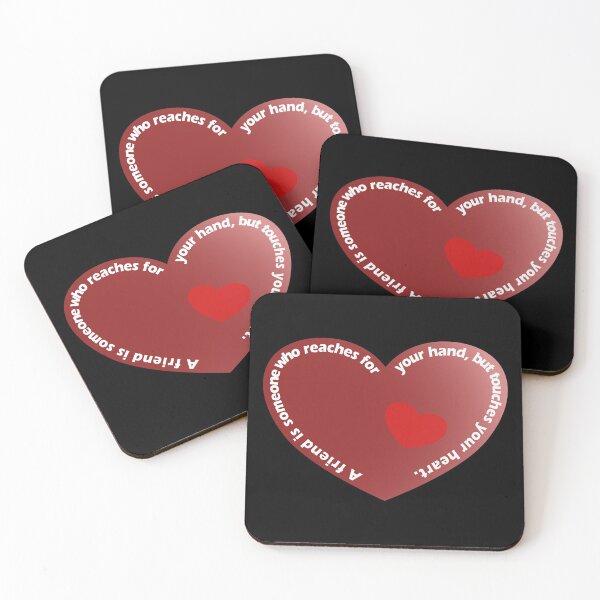 Item preview, A friend is someone who reaches for your hand but touches your heart designed and sold by Hilbert72.