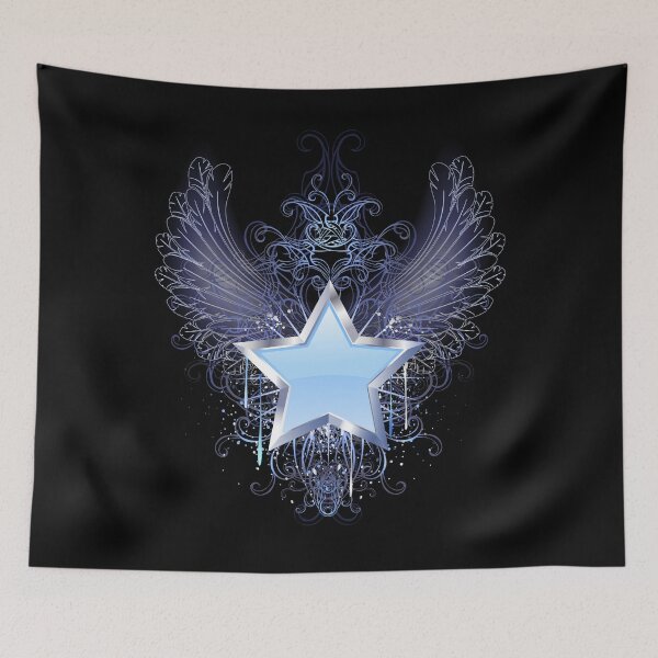 Item preview, Blue Star on a Dark Background designed and sold by Blackmoon9.