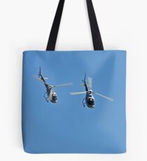 Duet of Helicopters, Up Close! Tote Bag