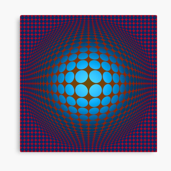Aperçu de l'œuvre Victor Vasarely Hommage créée et vendue par Nicolas Roughton.