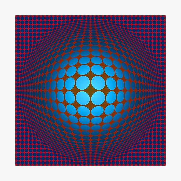 Victor Vasarely Homage Photographic Print