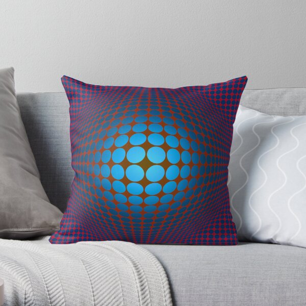 Victor Vasarely Homenaje Cojín