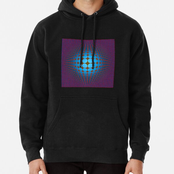 Victor Vasarely Homage Pullover Hoodie