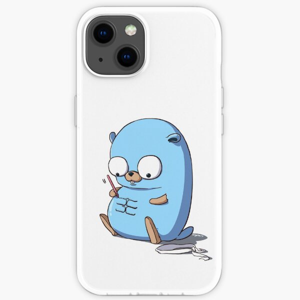 Golang Gopher Go Six Pack iPhone Soft Case