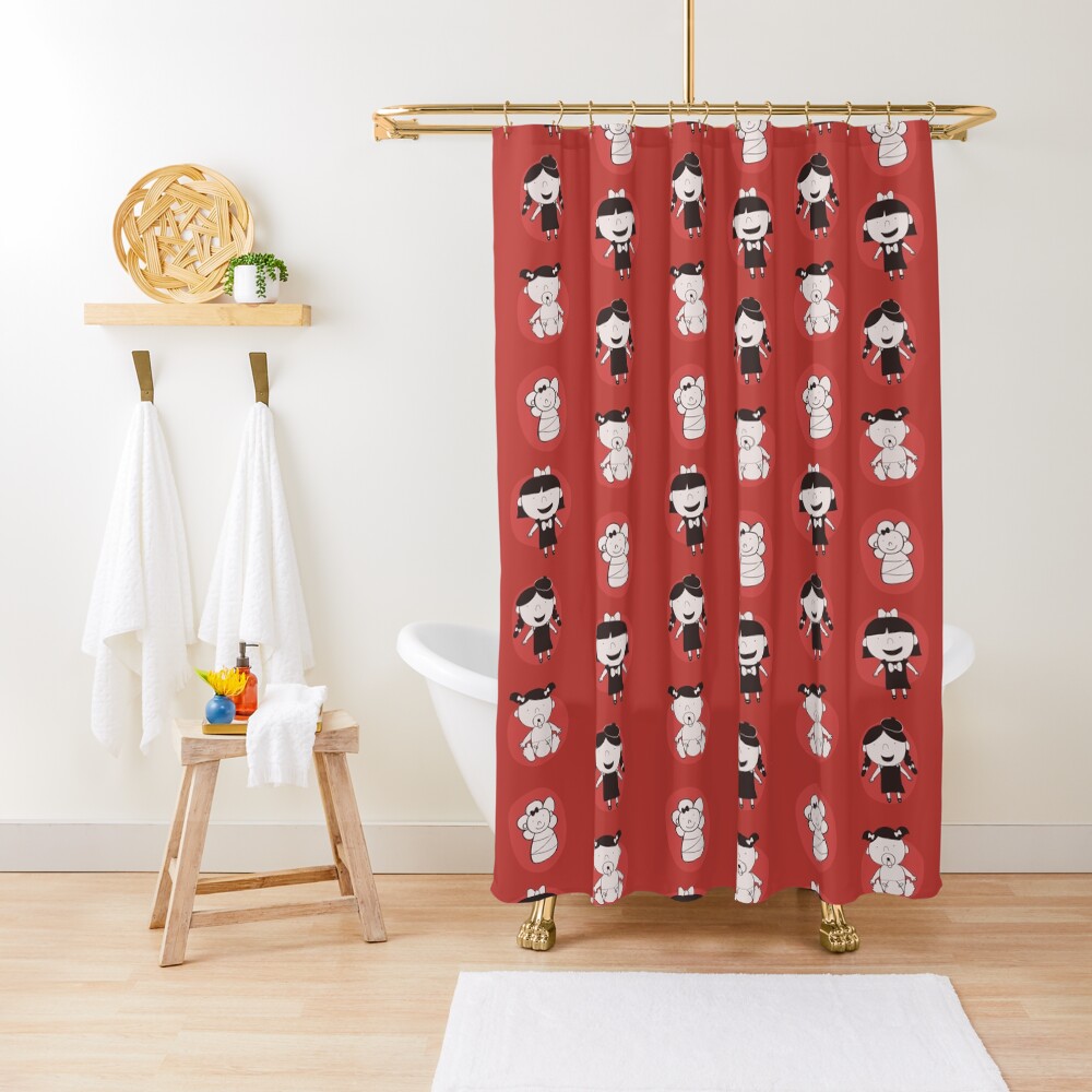 Girls Growing Up (Patterns Please) Shower Curtain