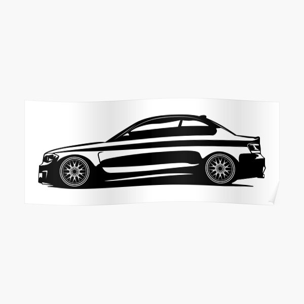 "1M Coupe Side Artwork" Poster For Sale By L13psna | Redbubble