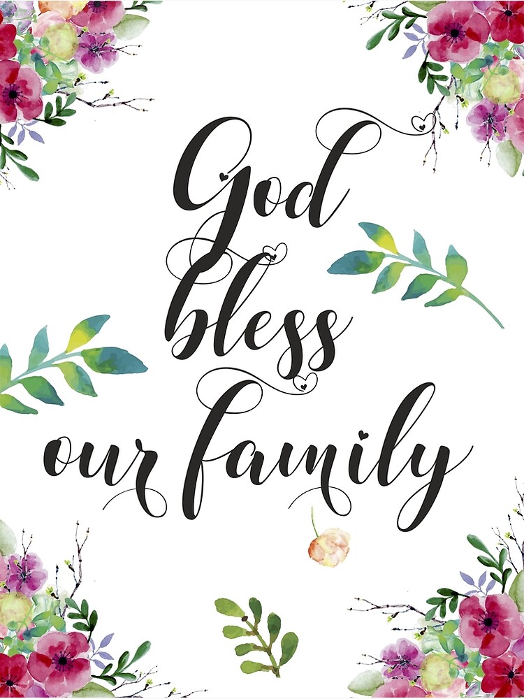 god-bless-our-family-inspirational-quote-hand-lettering-calligraphy