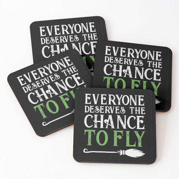 Item preview, "Everyone Deserves The Chance To Fly" Quote - Wicked Musical designed and sold by ajpdesigns.