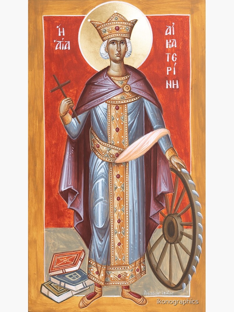 St Katherine of Alexandria by ikonographics