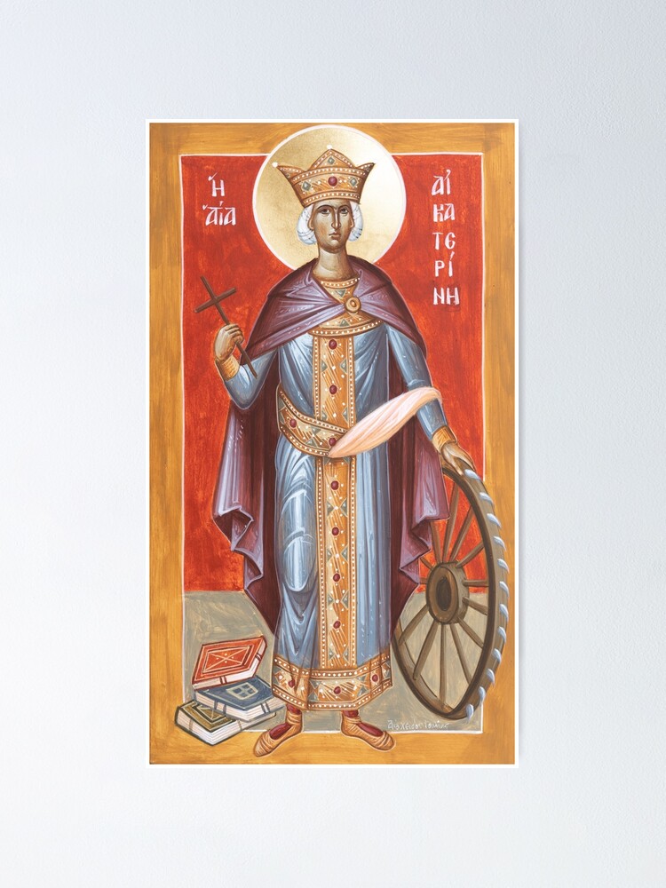 Alternate view of St Katherine of Alexandria Poster