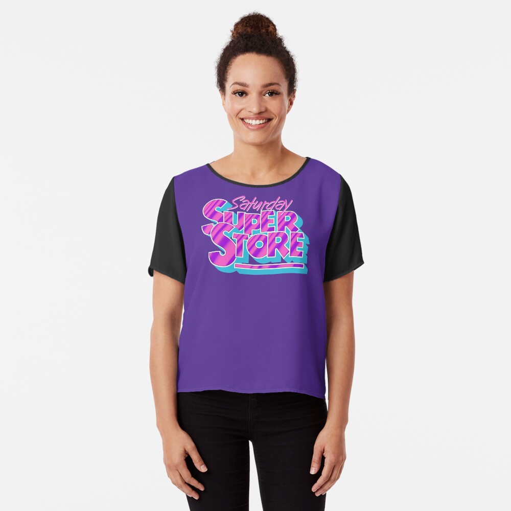 NDVH Saturday Superstore Chiffon Top