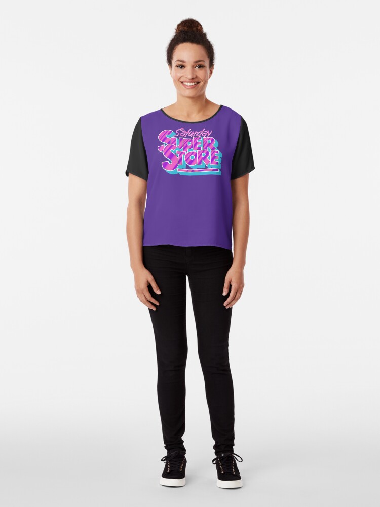 Alternate view of NDVH Saturday Superstore Chiffon Top