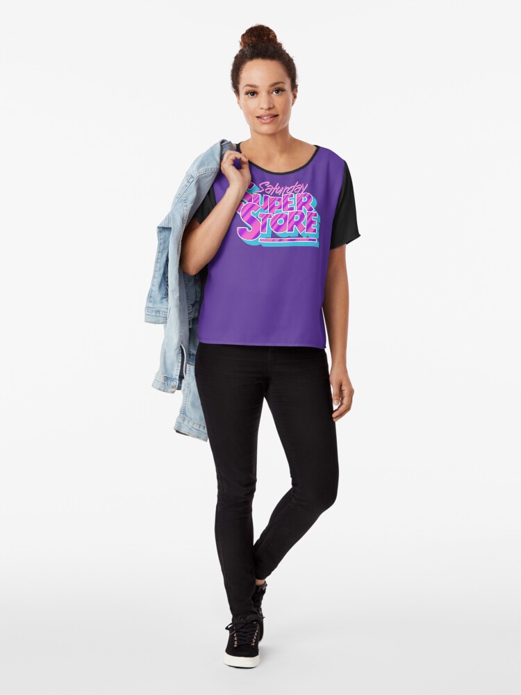 Alternate view of NDVH Saturday Superstore Chiffon Top