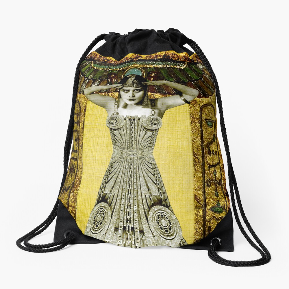 Theda Bara Drawstring Bag