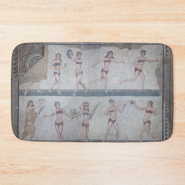 Item preview, Bikini Girls Mosaic - Villa Romana del Casale designed and sold by Yair Karelic.