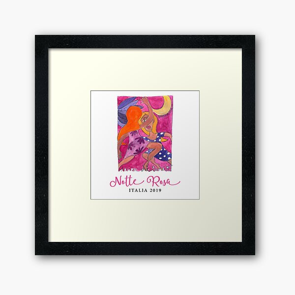 Vista previa del artículo con la obra «Notte Rosa Italia 2019.2», diseñado y vendido por nicole-by-tcd.