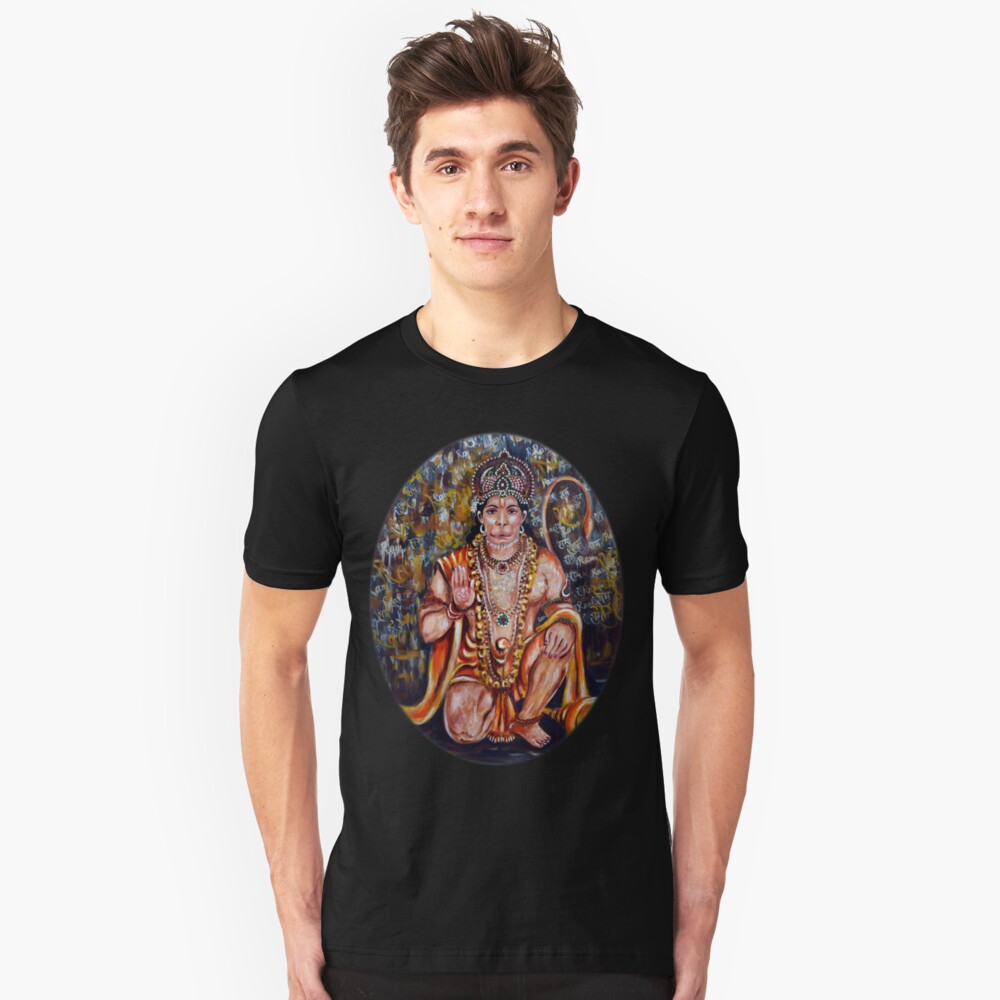 smiling hanuman t shirt