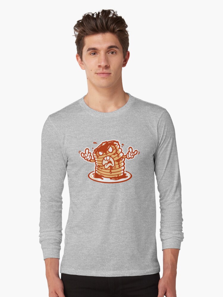 Thumbnail 1 of 5, Long Sleeve T-Shirt, Mr Pancakez designed and sold by WinterArtwork.