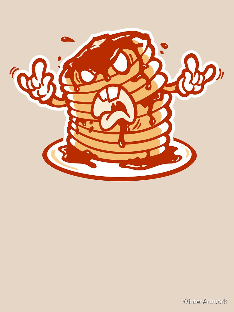 Thumbnail 3 of 3, Relaxed Fit T-Shirt, Mr Pancakez designed and sold by WinterArtwork.