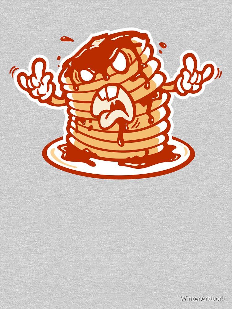 Thumbnail 5 of 5, Long Sleeve T-Shirt, Mr Pancakez designed and sold by WinterArtwork.