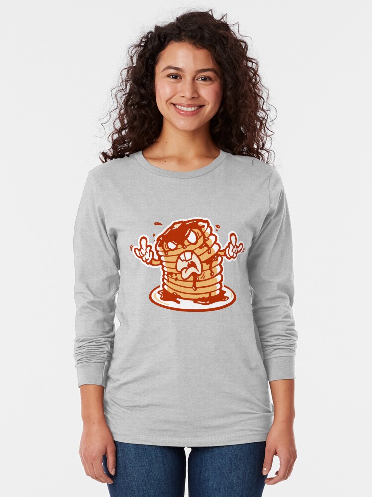 Thumbnail 2 of 5, Long Sleeve T-Shirt, Mr Pancakez designed and sold by WinterArtwork.