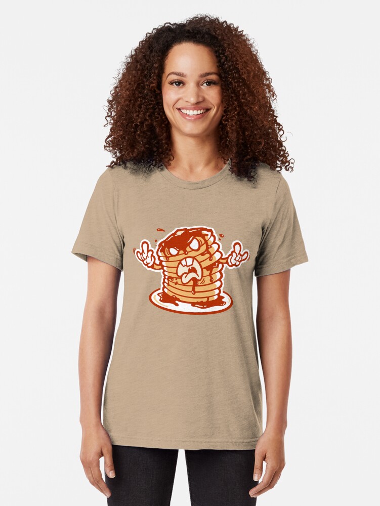 Thumbnail 2 of 7, Tri-blend T-Shirt, Mr Pancakez designed and sold by WinterArtwork.