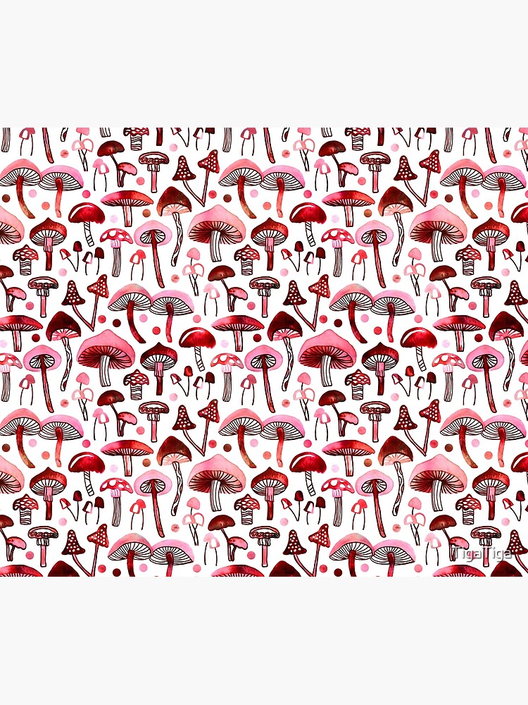 Pink Mushrooms  by TigaTiga