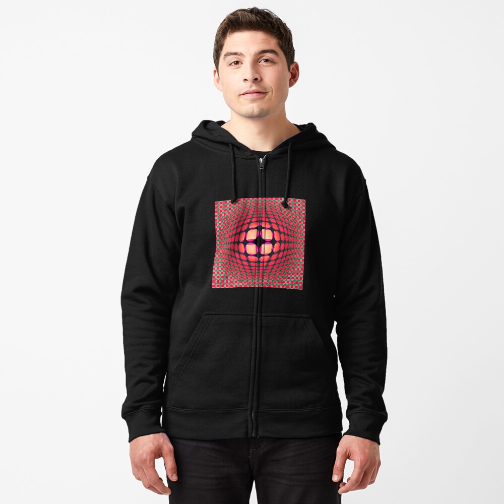 Aperçu de l'œuvre Veste zippée à capuche créée et vendue par Salocin.