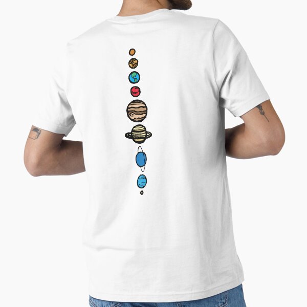 Planets Colour Back Essential T-Shirt