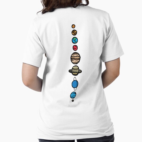 Planets Colour Back Essential T-Shirt