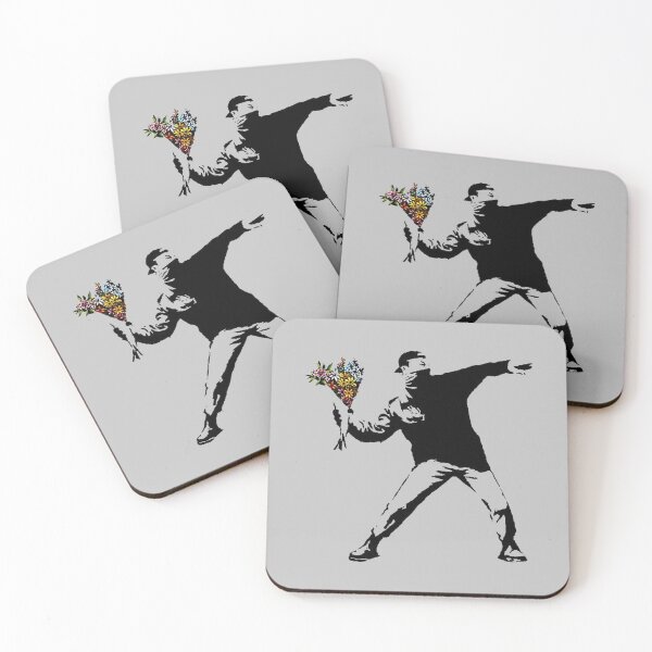 Item preview, banksy flower designed and sold by kendorich.