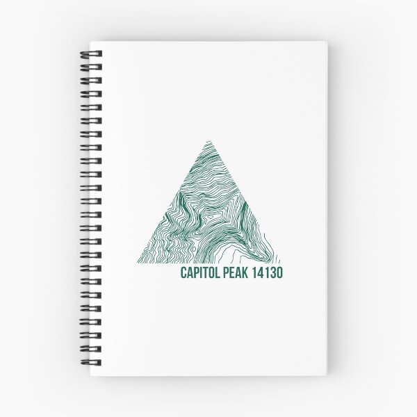 Item preview, Capitol Peak Topo designed and sold by januarybegan.