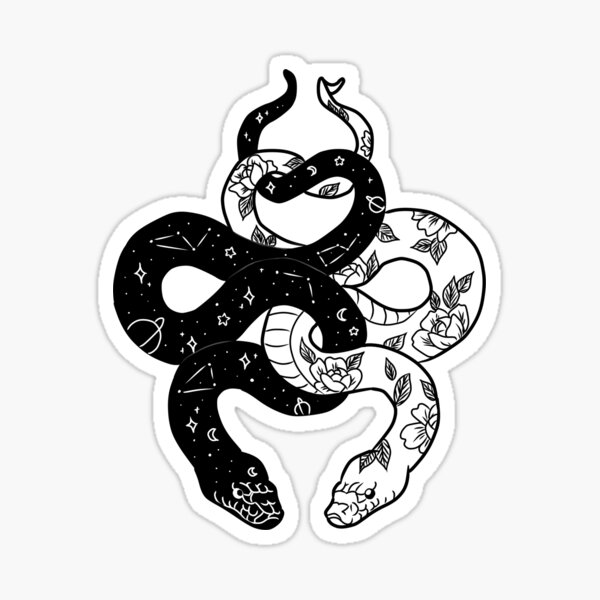 Blog  Custom Tattoo Design  TwinSerpents Snake Tattoo  Punctured  Artefact  Instant Download