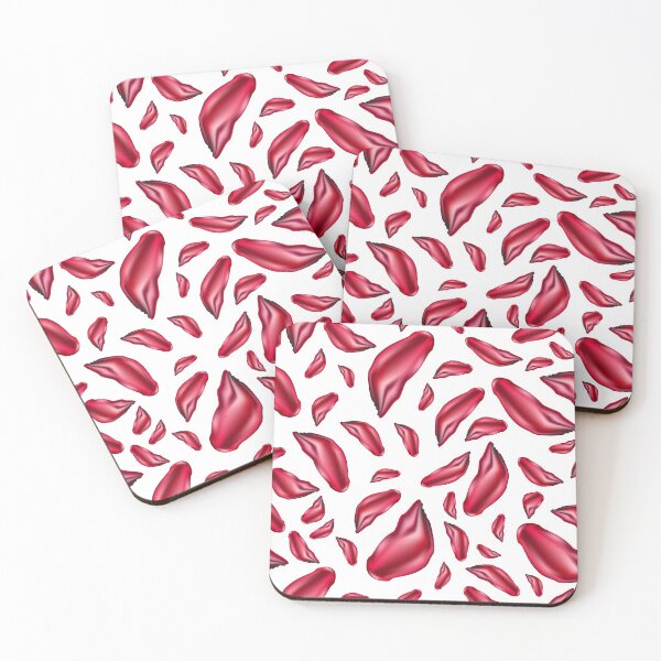Item preview, red flower petals and flowers designed and sold by lex-sky.