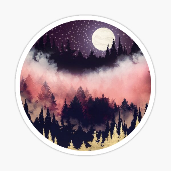 Evening Glow Sticker