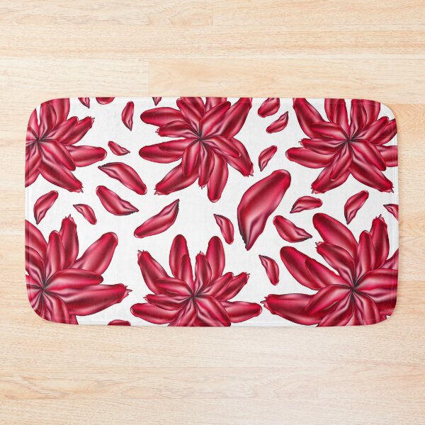 Item preview, Red flower petals and flowers designed and sold by lex-sky.