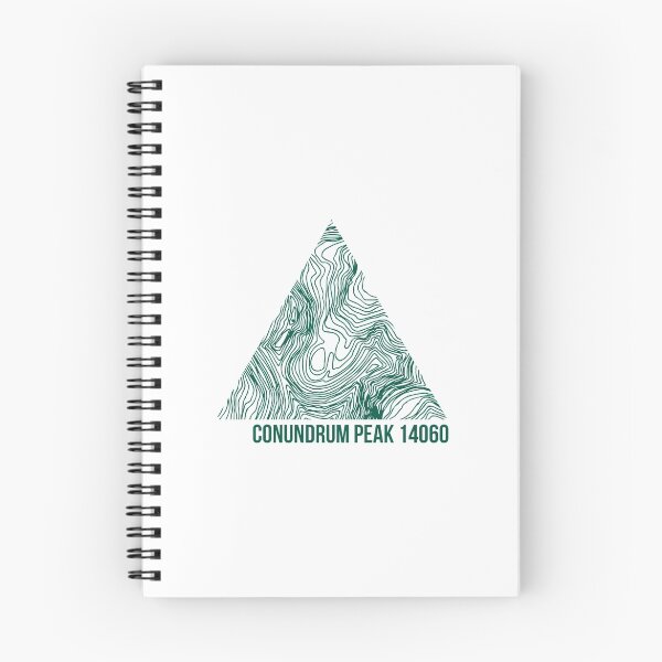 Item preview, Conundrum Peak Topo designed and sold by januarybegan.