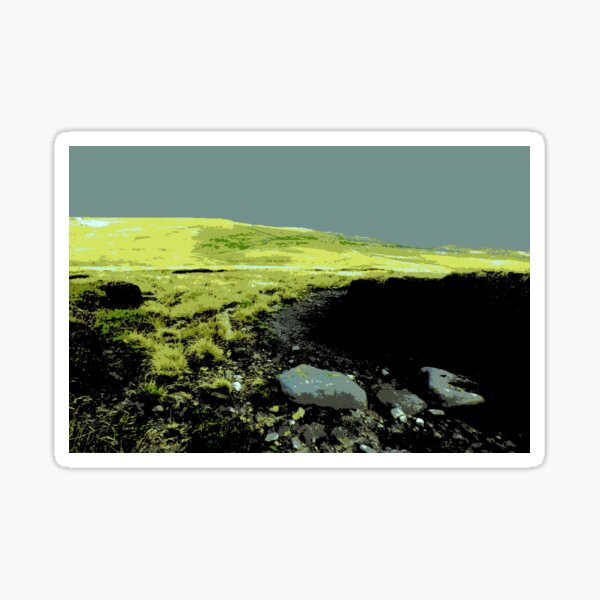 Northern Landscape print. Sticker