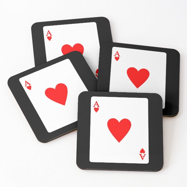Item preview, Ace of Hearts Lucky Card T-Shirt Sticker Queen Cushion designed and sold by deanworld.