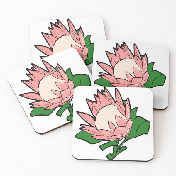 Item preview, Australian Native Flower - Beautiful Pink Protea Illustration designed and sold by Annalee Beer.