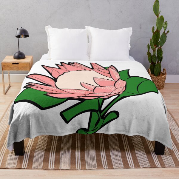 Item preview, Australian Native Flower - Beautiful Pink Protea Illustration designed and sold by Annalee Beer.
