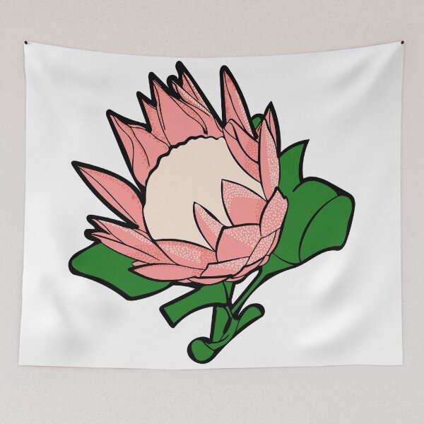 Item preview, Australian Native Flower - Beautiful Pink Protea Illustration designed and sold by Annalee Beer.