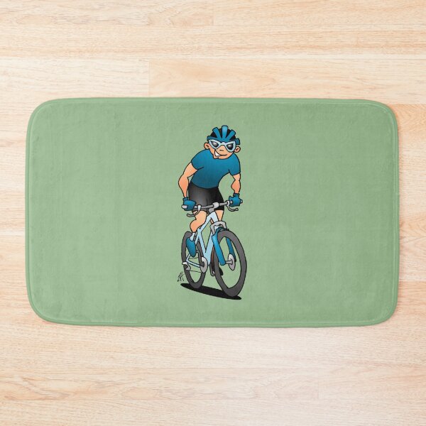 Item preview, MTB - Mountain biker on his moutainbike designed and sold by cardvibes.
