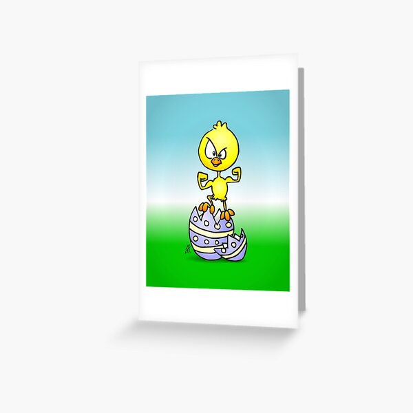 Easter Chick Greeting Card