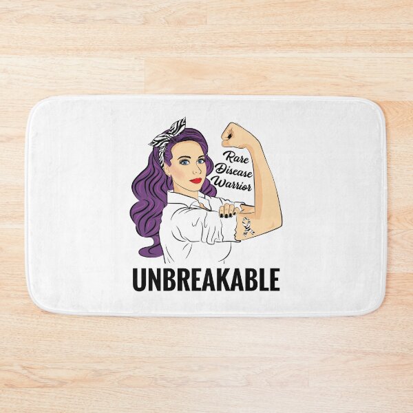 Item preview, Rare Disease Awareness Warrior Unbreakable Support designed and sold by ZNOVANNA.