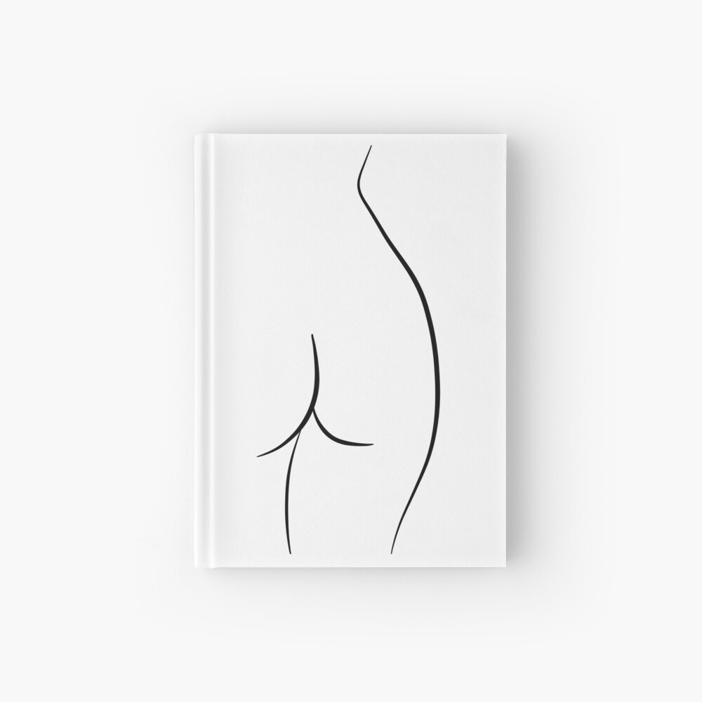 Naked Butt Line Drawing - Curvy Chiara | Journal